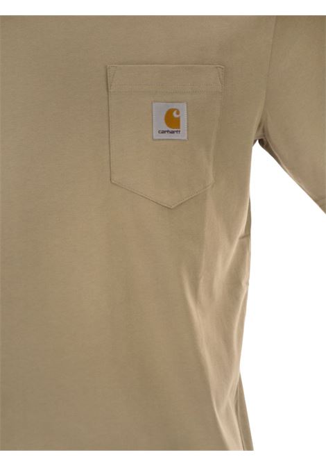 pocket t-shirt men beige CARHARTT WIP | I0304343IR.XX